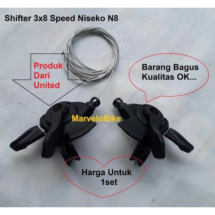 Shifter 3x8 Speed Niseko N8 United