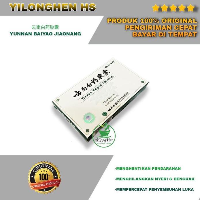 Yunnan Baiyao Capsule Obat Luka Dalam dan Luar Yunnan Baiyao Jiaonang
