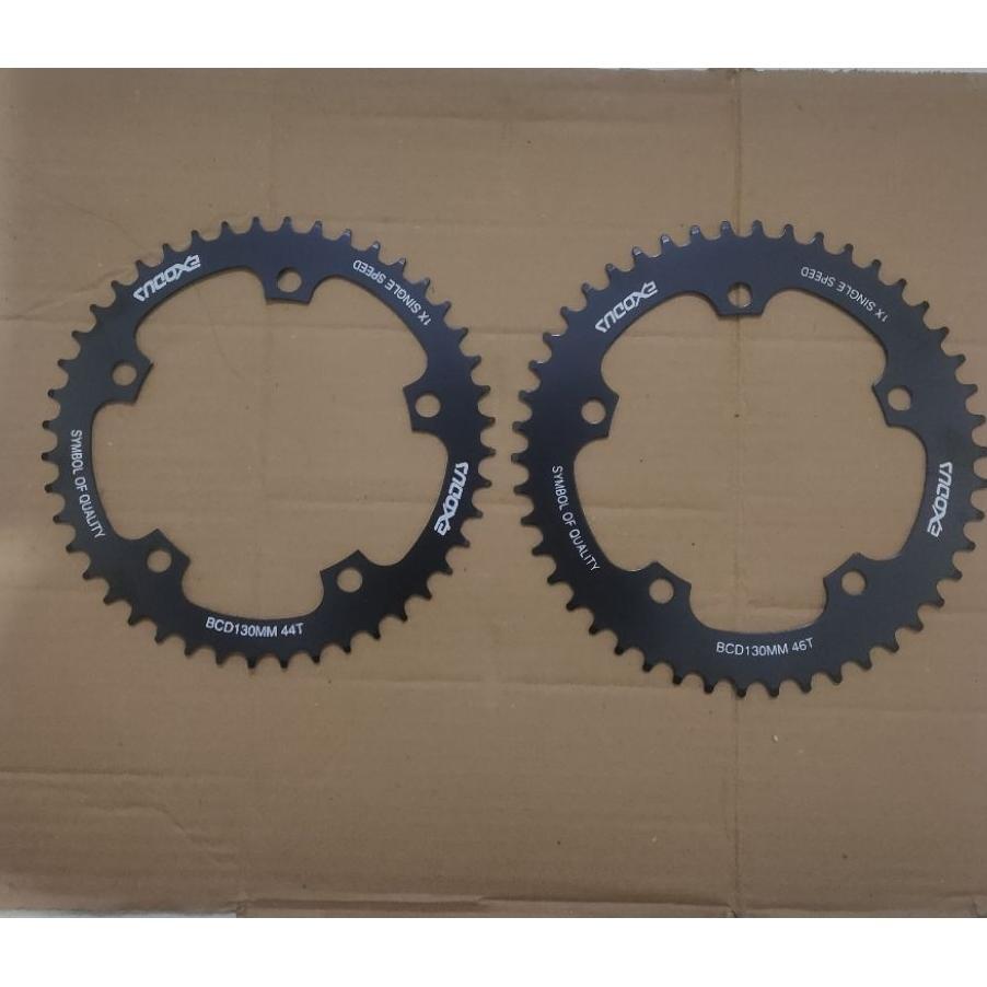 Chainring Single Speed Exodus Bcd 130 44T 46T 48T Sepeda Lipat Mtb Fixie