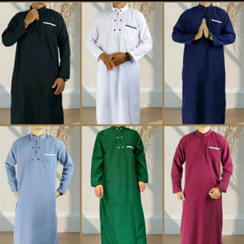 garansi (cod) grosir baju gamis pria jubah pria gamis pakistan jubah pakistan