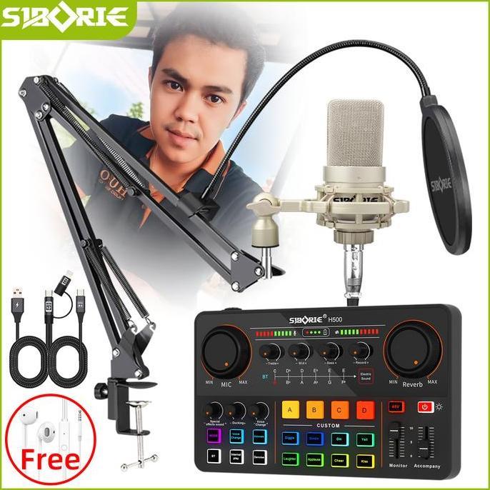 Siborie&uda_store02 rekomendasi bersama Soundcard H500+103+E10+OTG-2 IN 1
