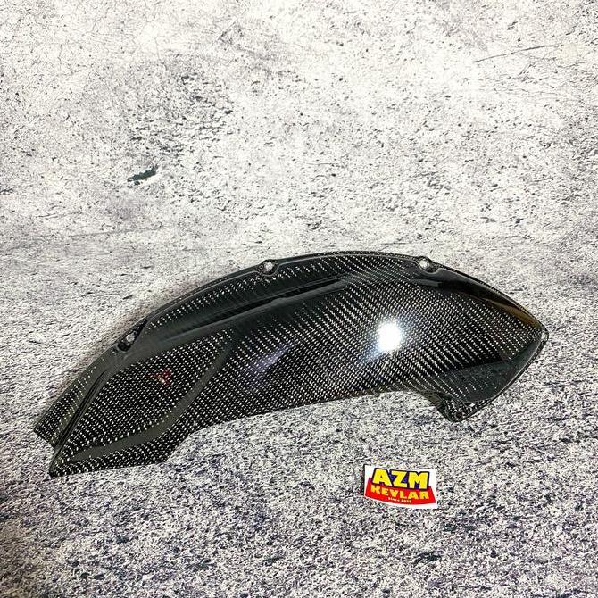 Cover filter new aerox 155 connected carbon kevlar