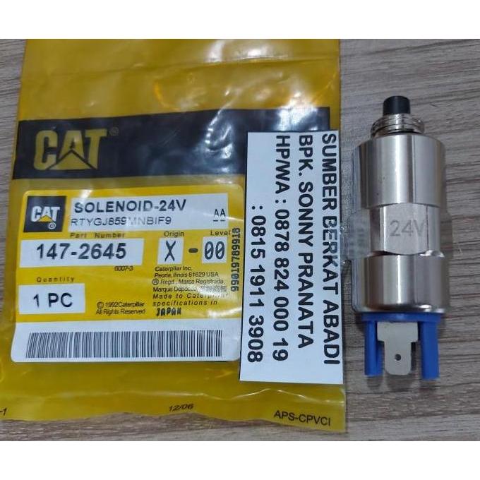Solenoid 24Vdc 147-2645 1472645 147 2645 For Caterpillar Ca1472645 Ready