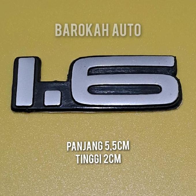 EMBLEM 1.6 UNTUK COROLLA TWINCAM RESTOCK