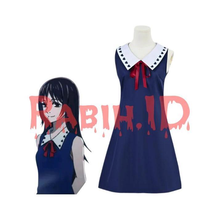 Rika Jujutsu Kaisen Karakter Kartun Costume Wanita Cosplay Top