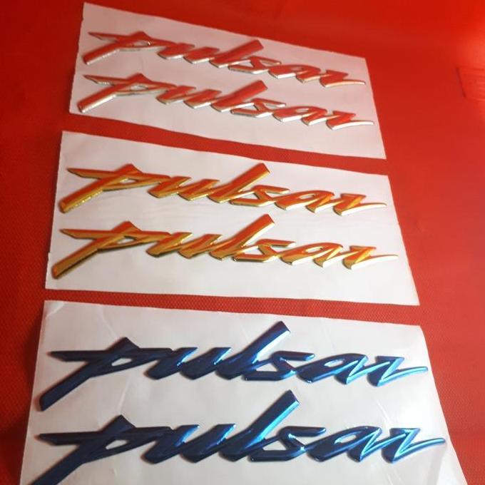 STICKER EMBLEM LOGO TANGKI PULSAR SPESIAL