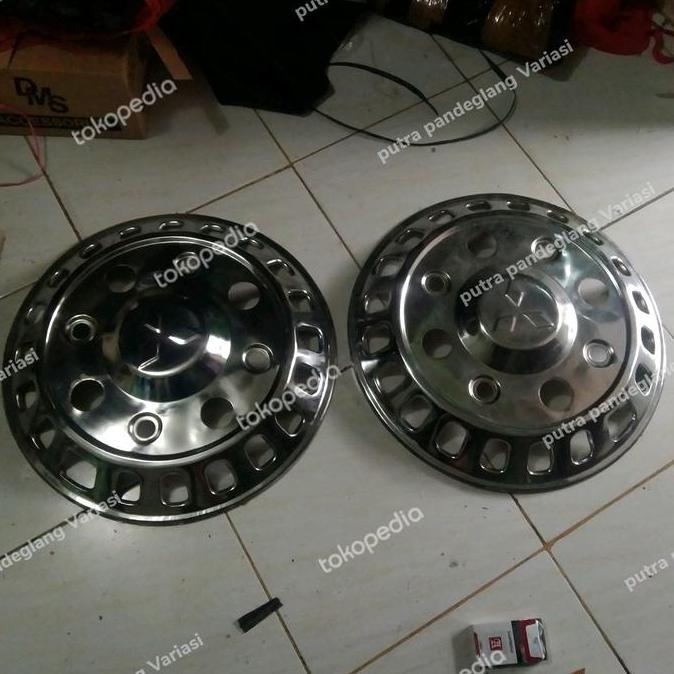 DOP RODA MOBI UNIVERSAL TRUK FUSO RING 20 DEPAN LUBANG 8 2 PCS BAHAN STENLIS HEMAT