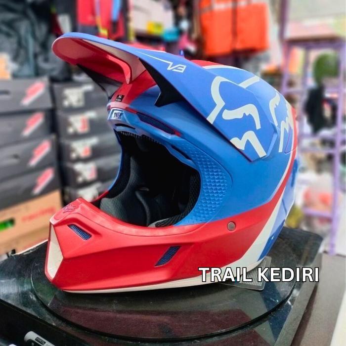 Helm Cross Fox V3 Trail Adventure Original Dan Terpercaya