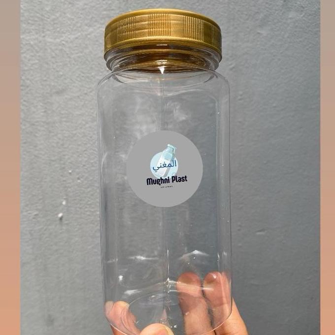 Isi 30pcs toples hexagonal slim 500ml / toples bawang 500ml / toples plastik murah SS