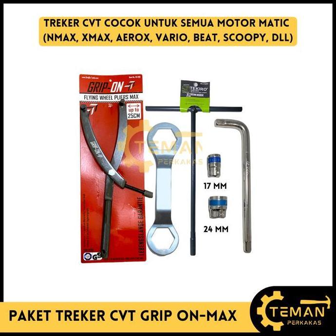 Grosir Paket Yamaha Treker Cvt Matic Universal Grip On Max / Treker Cvt Nmax, Xmax, Aerox, Lexi, Mio