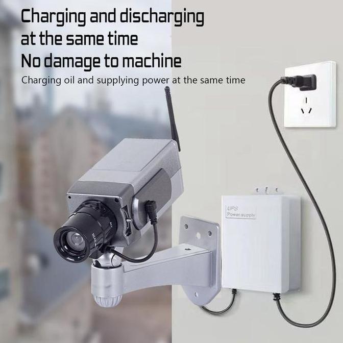 V380 Smart Ups 12V 1.5A Uninterruptible Power Supply Mini Ups Baterai Cadangan Untuk Wifi Router Mod