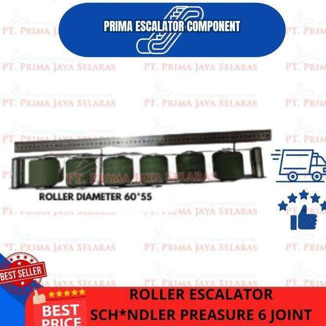 TERBARU - ROLLER CHAIN ESCALATOR SCHI**** / ROLLER PRESURE 6 JOINT (1-RL045)