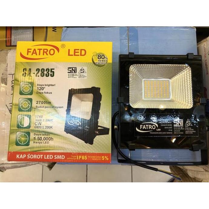 Lampu sorot LED 30watt Fatro SNI / kap sorot / spotlight led
