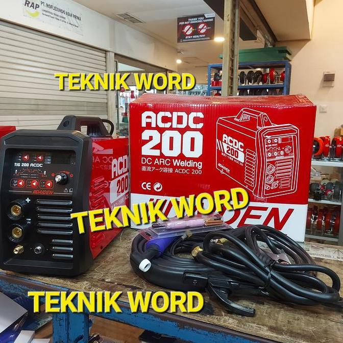 Murah Mesin Las Argon Daiden Tig 200 Ac/Dc Inverter Daiden Tig 200Ac Acdc