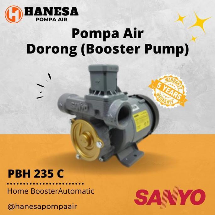 NEW Mesin Pompa Air SANYO PBH 235 C / Pompa Air Pendorong Otomatis / Booster Pump Sanyo PBH 235C / A