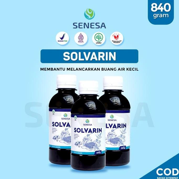 3 PCS - Senesa Madu Solvarin Obat Herbal Pengobatan Kencing Manis
