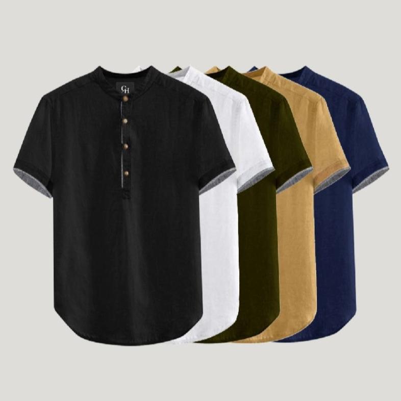 100% aman atasan baju kemeja laki laki-laki baju koko putih anak sd-smp baju lebaran baju koko remaj