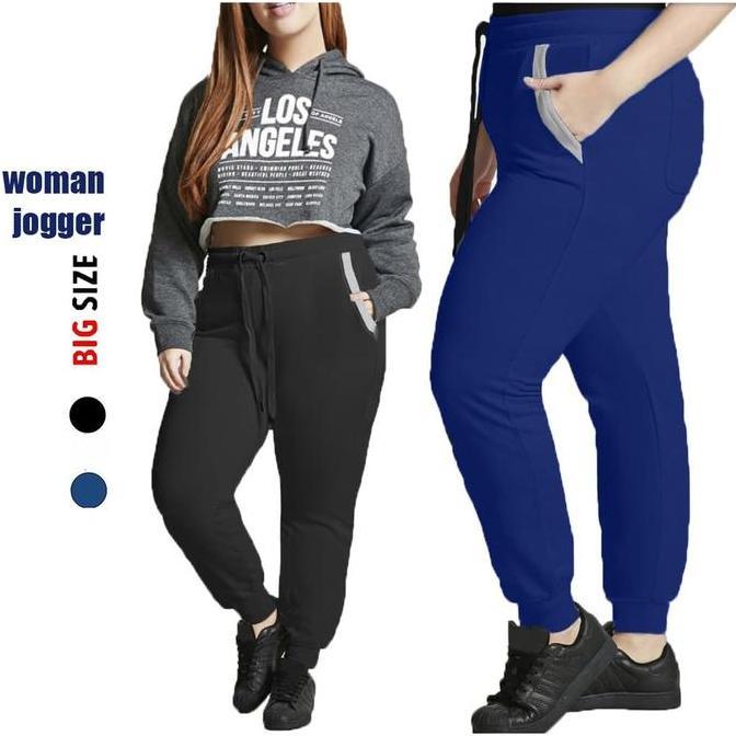 DF361 >> Celana Jogger Jumbo Wanita Maura / Jogger Big Size