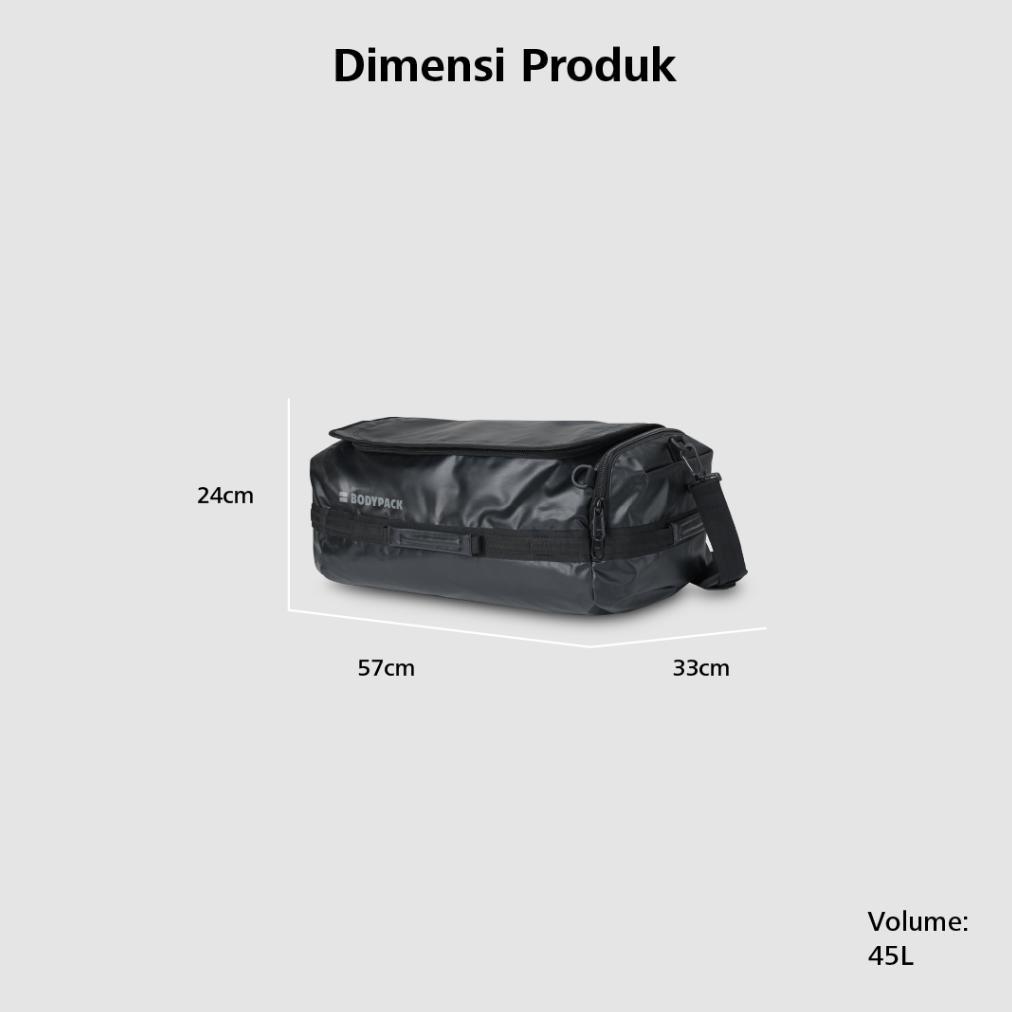 NEW DEALS BODYPACK COBALT 1.0 REGULAR DUFFLE TAS RANSEL JINJING GYM TRAVEL ROADTRIP DURABLE TAHAN LA