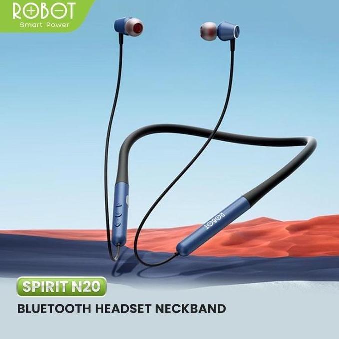 Headset ROBOT Spirit N20 Bluetooth Wireless Neckband Earphone