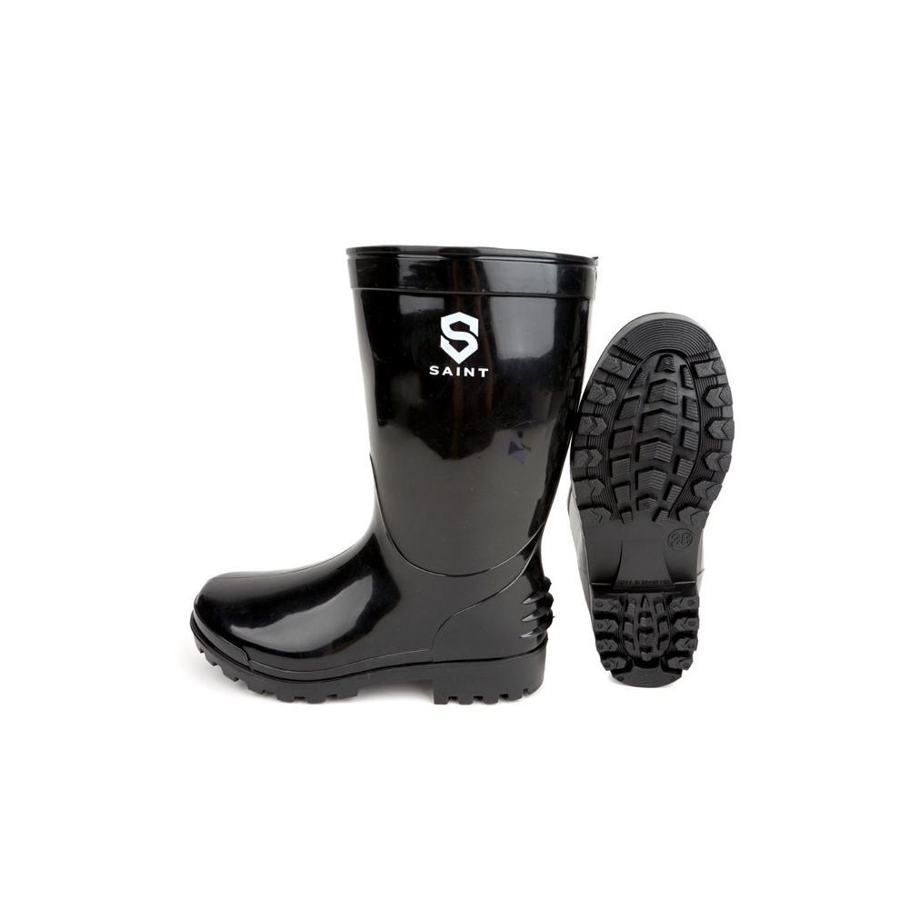 TERBARU Sepatu Boot Pendek SAINT ASCO Hitam Boots Karet Lentur Anti slip & air
