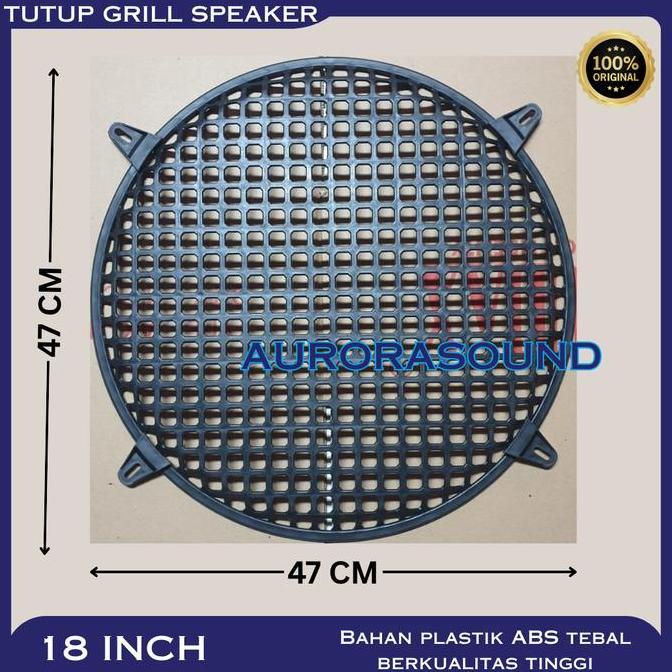 TUTUP GRILL SPEAKER 18 INCH RAM SPEAKER BOX 18 IN COVER SPEAKER PLASTIK