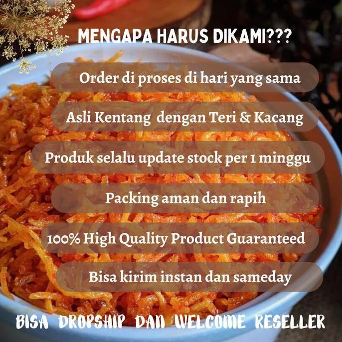 Kentang Mustofa Teri Kacang Kering Kentang Mustofa Keripik Kentang