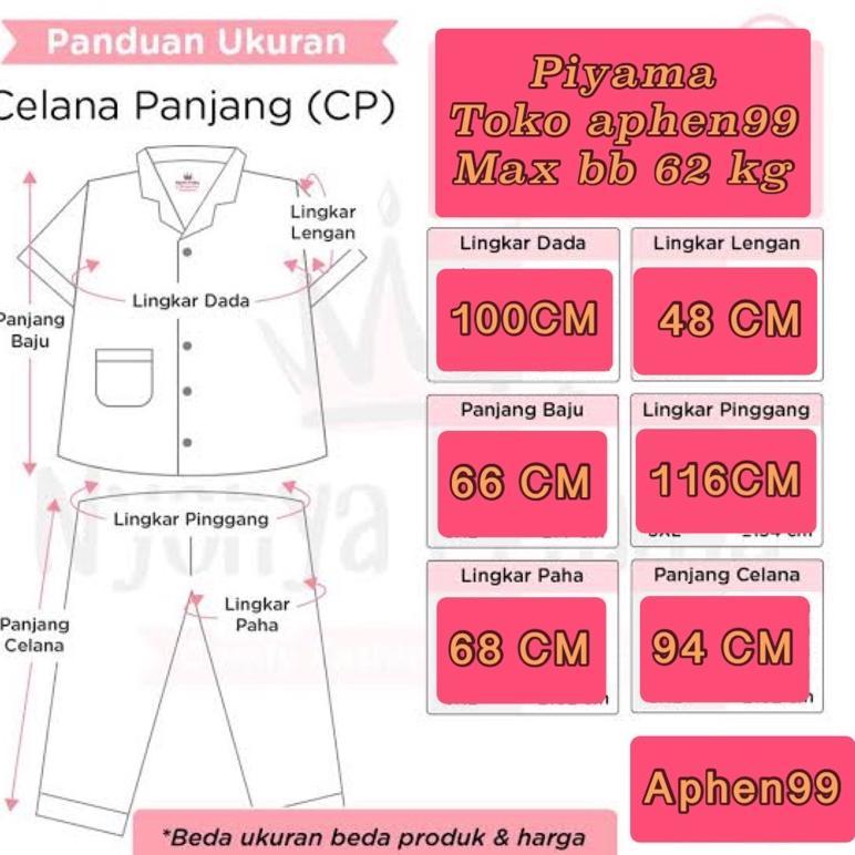 Grade Ori Cp Piyama Setelan Wanita Fashion/Piyama Terbaru/Baju Tidur/Piyama Wanita/Setelan Kekinian