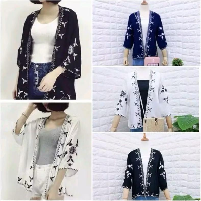 Gratong Cardi Tribal | Cardigan Wanita | Outer Kekinian Motif Etnik Outer Pantai Wanita Hijab