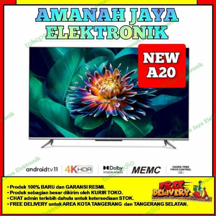 TCL 55A20 Android TV 55 inch Android 11.0 UHD 4K | TCL A20 DOLBY ATMOS