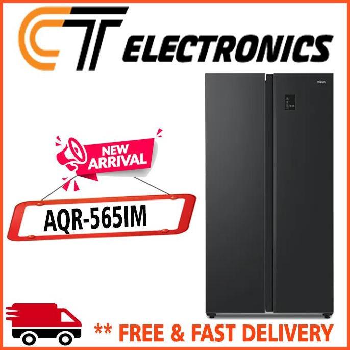AQUA AQR-565IM Kulkas Side by Side 480 Liter Inverter AQR565IM AQR565