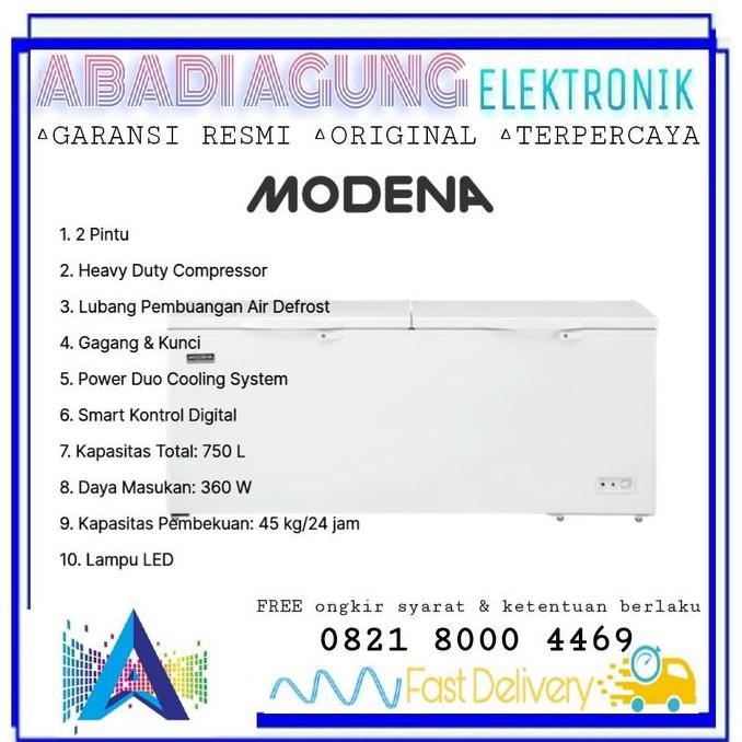 MODENA MD75W - CHEST FREEZER 750L MODENA MD 75 W