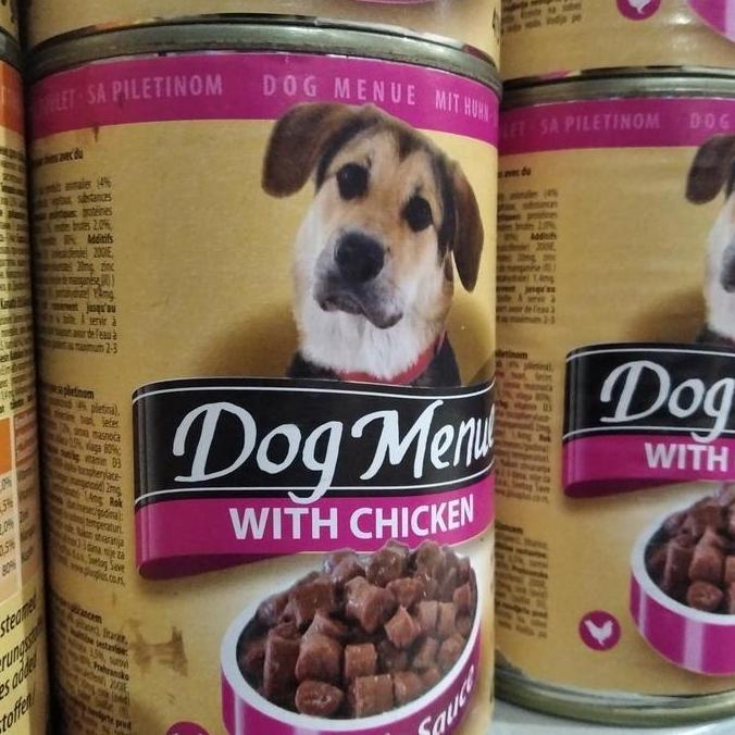 Aomi- Dog Menu With Chiken 415 Gr Wet Food Dog / Cornet Makanan Basah Kaleng