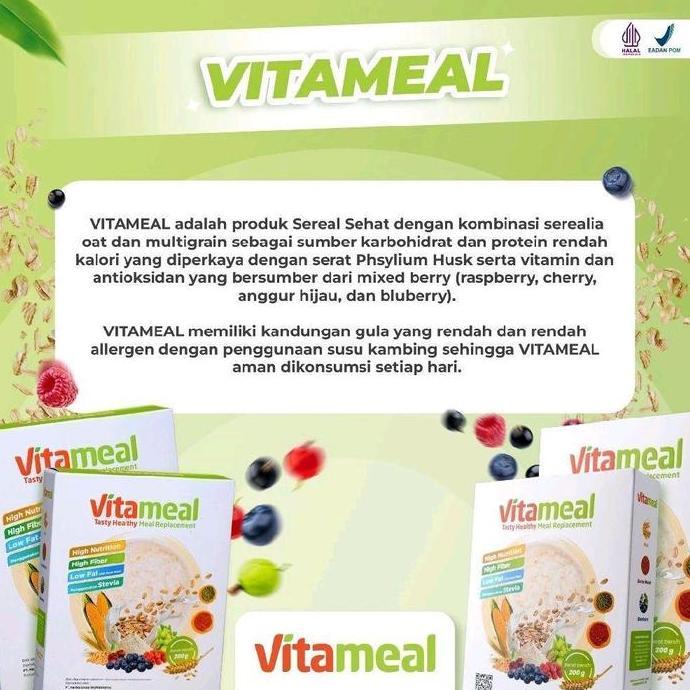 Colazione- [Paket 1-4 Box] Vitameal Kebas Kesemutan Cereal Food Granola Oatmeal Sereal Terbukti Ampu