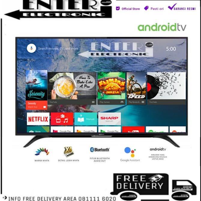 SHARP LED TV 2T C50BG1 - TV LED 50 INCH ANDROID TV AQUOS 2T C50BG1I