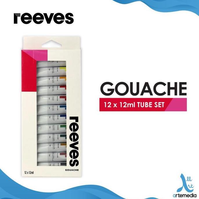 Reeves Gouache Color Paint Tube Set