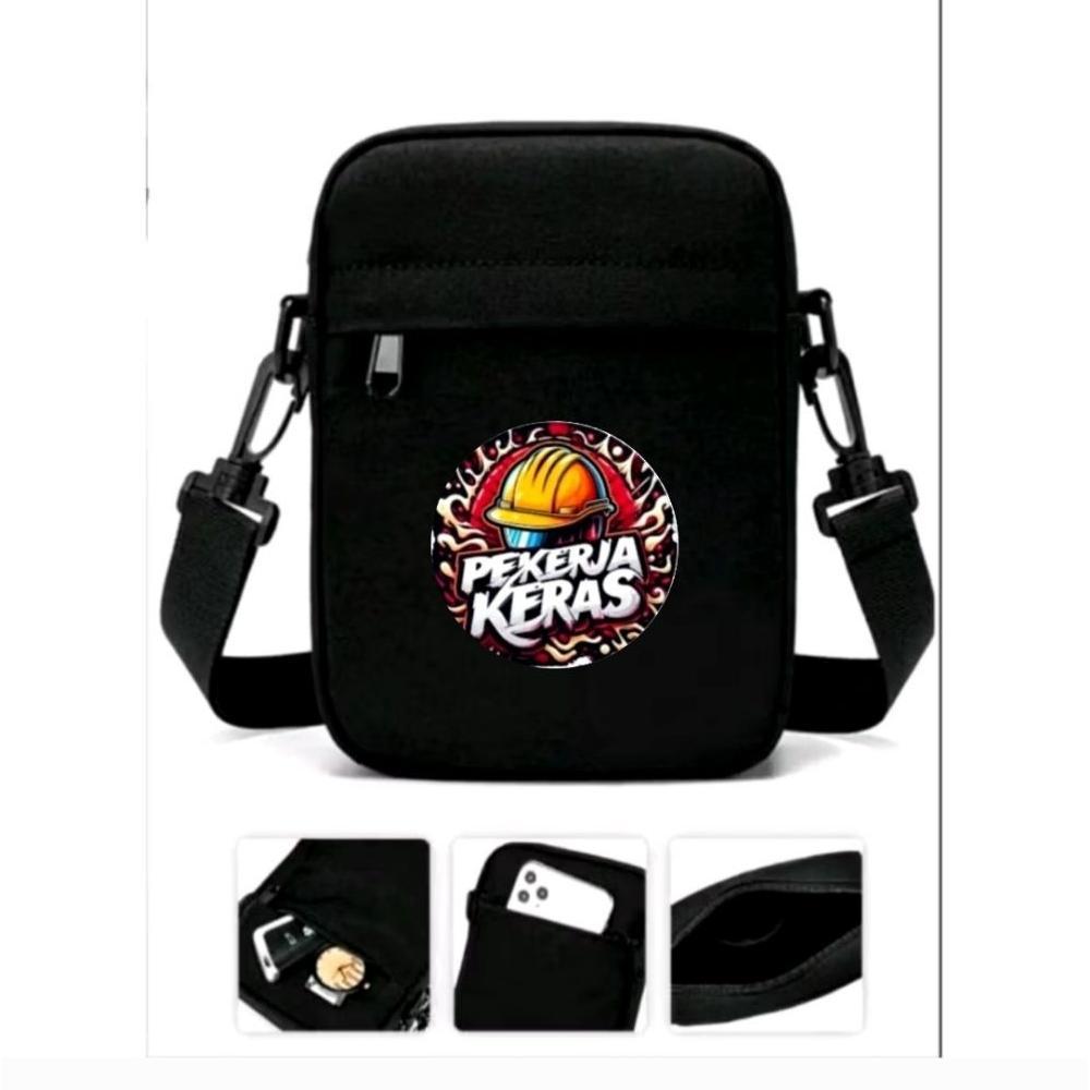 NEW Tas Selempang Pria Wanita - Tas Mini Crossbody Bag, Ringan & Stylish untuk Jalan, Traveling, dan