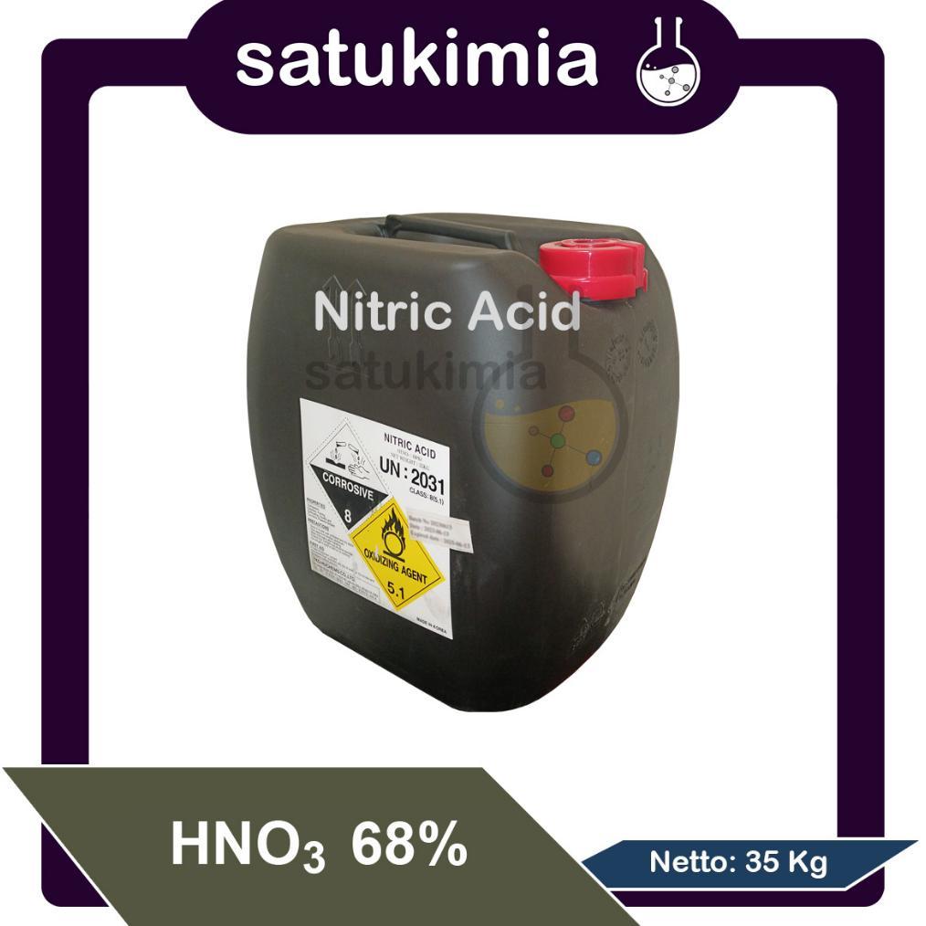 [ New ] New Nitric Acid/ Asam Nitrat/ HNO3 - 35 kg