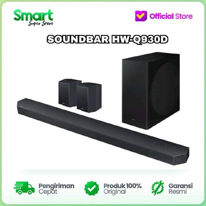 Promo Samsung Soundbar Hw-Q930D Dolby Atmos 9.1.4Ch Subwoofer & Real Speaker