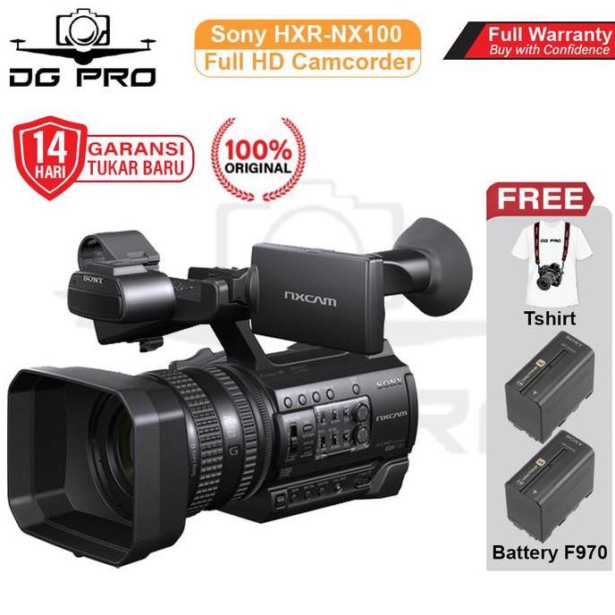 Sony HXR-NX100 Full HD NXCAM Camcorder PAKET BONUS - Handycam NX 100