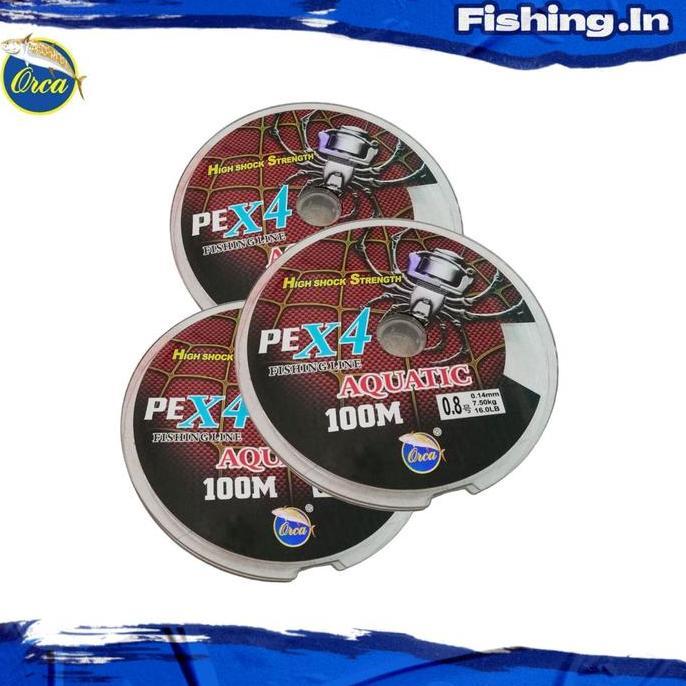 Senar Pancing PE Orca Aquatic X4 Murah Berkualitas NILON (TERBAIK) (TERBARU) (TERMURAH)