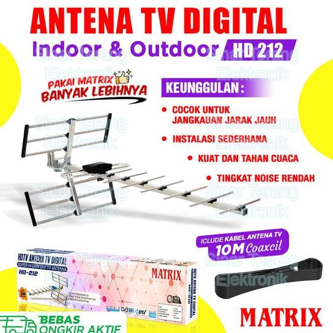 Antena Tv Digital Matrix HD 212