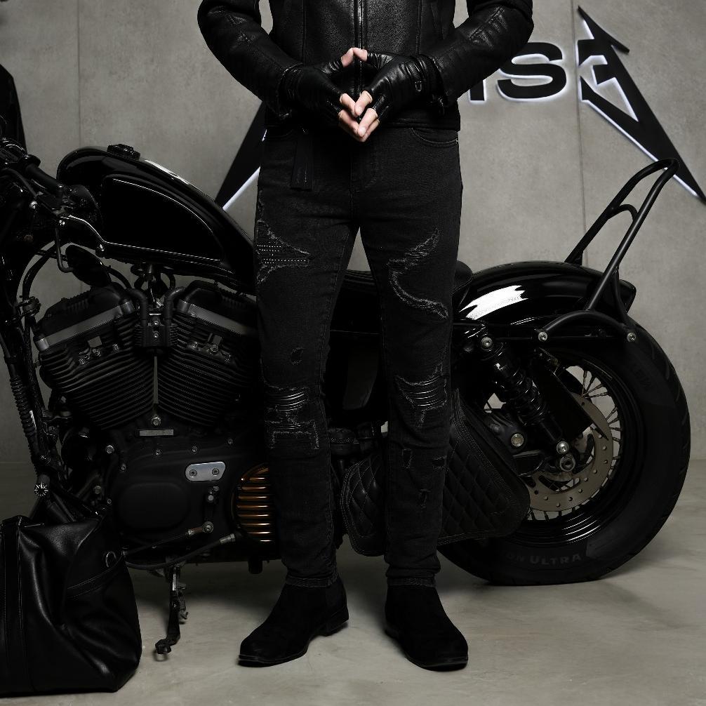 TERBARU UPRISE DiamondRock Leather Biker