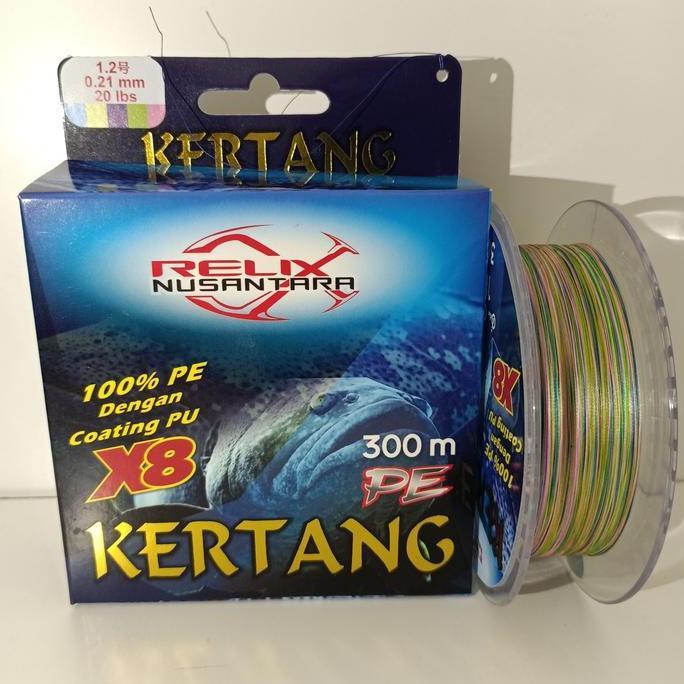 Senar relix kertang X8 pe 1.2 300m (TERBAIK) (TERBARU) (TERMURAH)