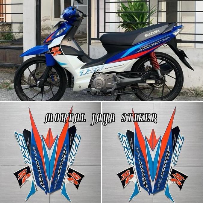 STIKER STRIPING LIS LES BODY MOTOR SHOGUN SP 125 2008 2009 Motorcycle
