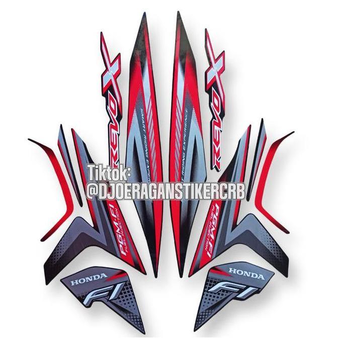 Striping Stiker Lis Motor Revo X 2020 Stiker Polet Revo x 2020 Motorcycle