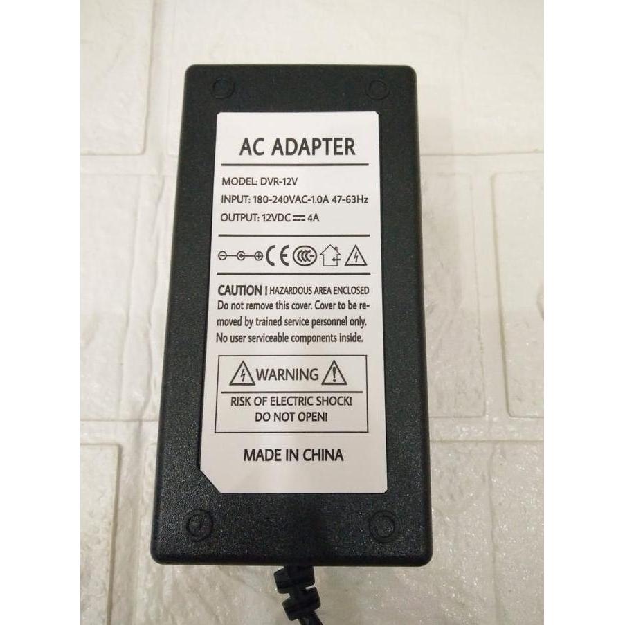 AC ADAPTER 12VDC 4A Model DVR-12V