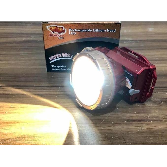 SENTER KEPALA DONY SR-705 15W QLED - SUPER RED