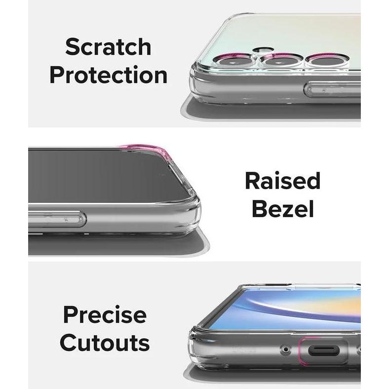 Case Samsung Galaxy A34 5G A24 4G A14 2023 RINGKE Fusion Anti Crack Clear Casing ORIGINAL