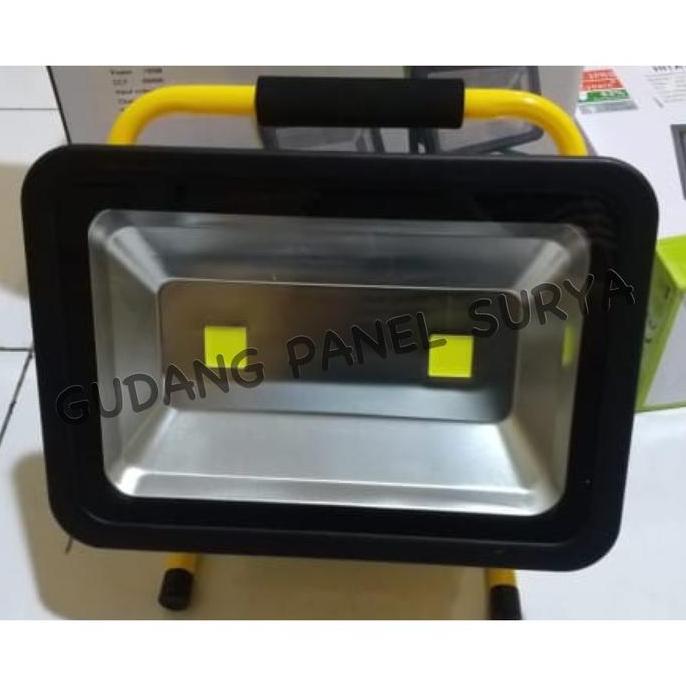 Lampu Sorot Emergency LED 100Watt 100 Watt Portable 2 mata